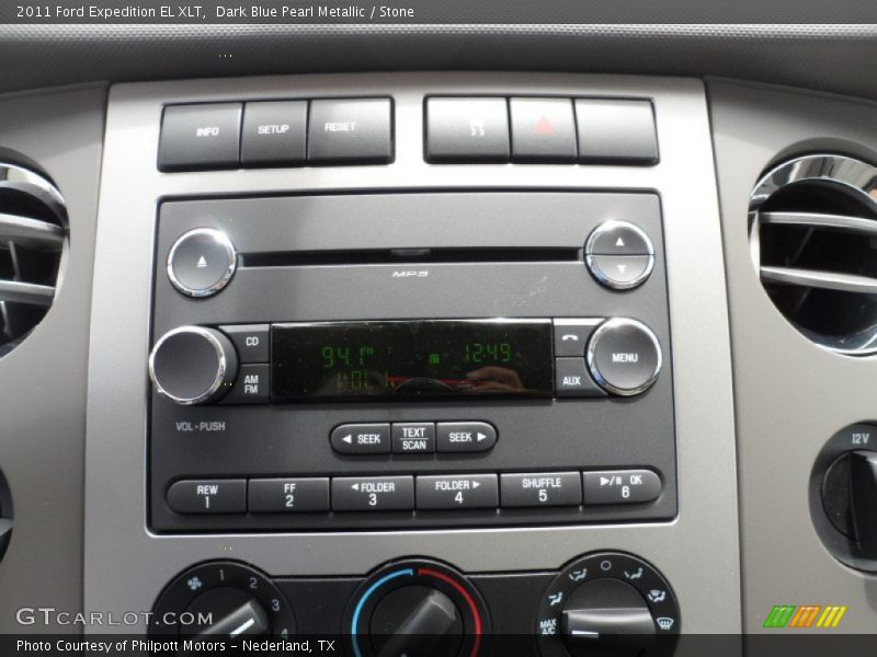 Dark Blue Pearl Metallic / Stone 2011 Ford Expedition EL XLT