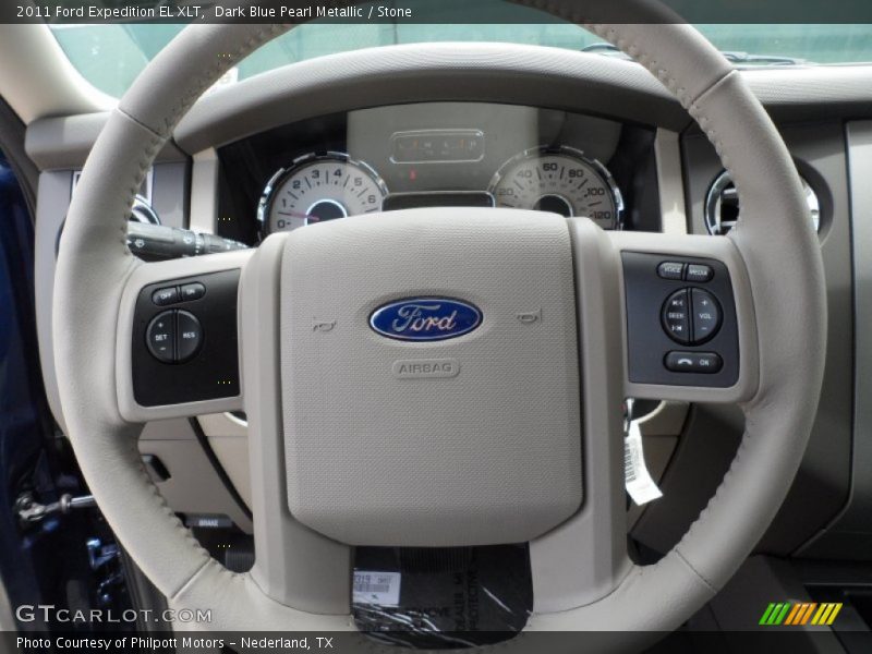 Dark Blue Pearl Metallic / Stone 2011 Ford Expedition EL XLT