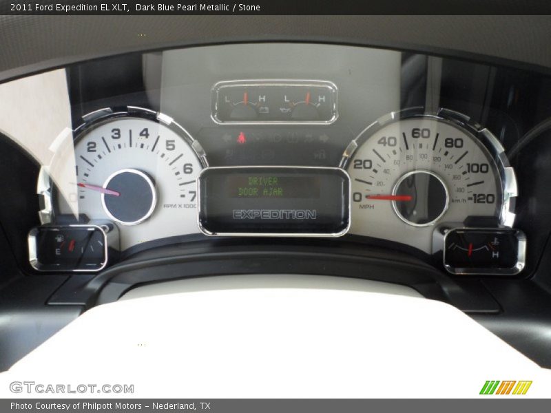 Dark Blue Pearl Metallic / Stone 2011 Ford Expedition EL XLT