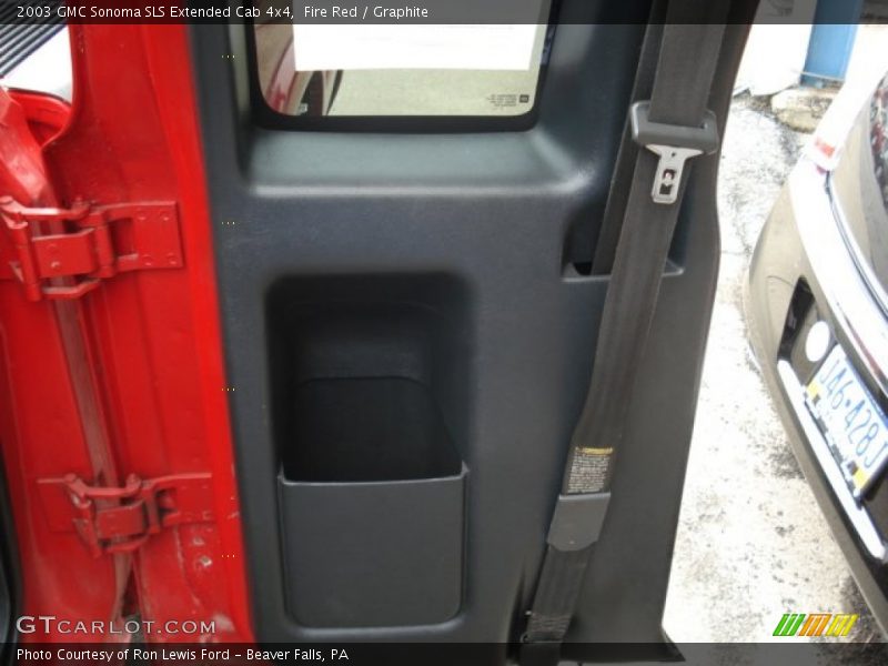 Fire Red / Graphite 2003 GMC Sonoma SLS Extended Cab 4x4