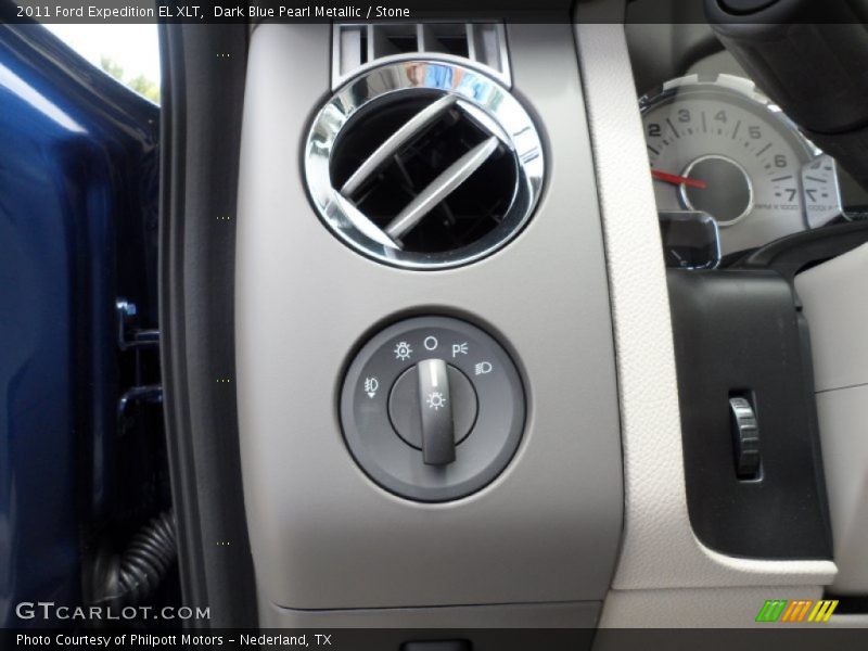 Dark Blue Pearl Metallic / Stone 2011 Ford Expedition EL XLT