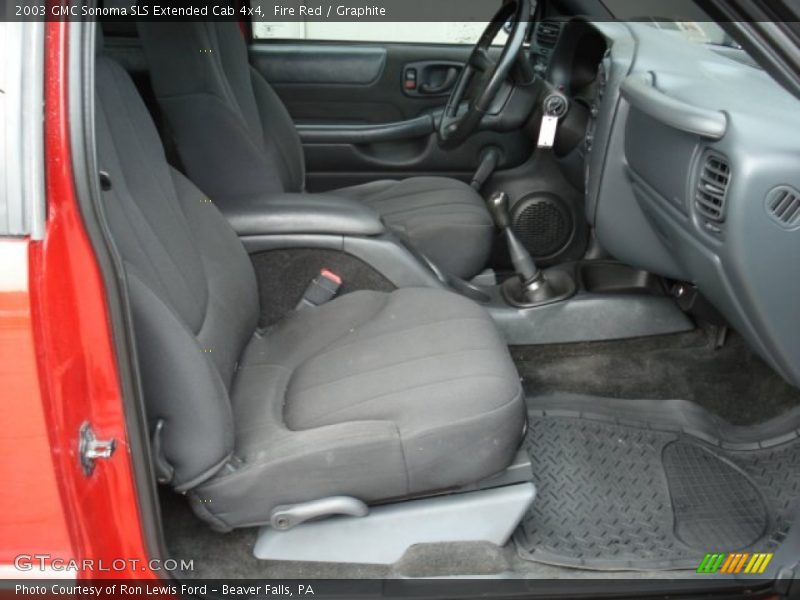 Fire Red / Graphite 2003 GMC Sonoma SLS Extended Cab 4x4