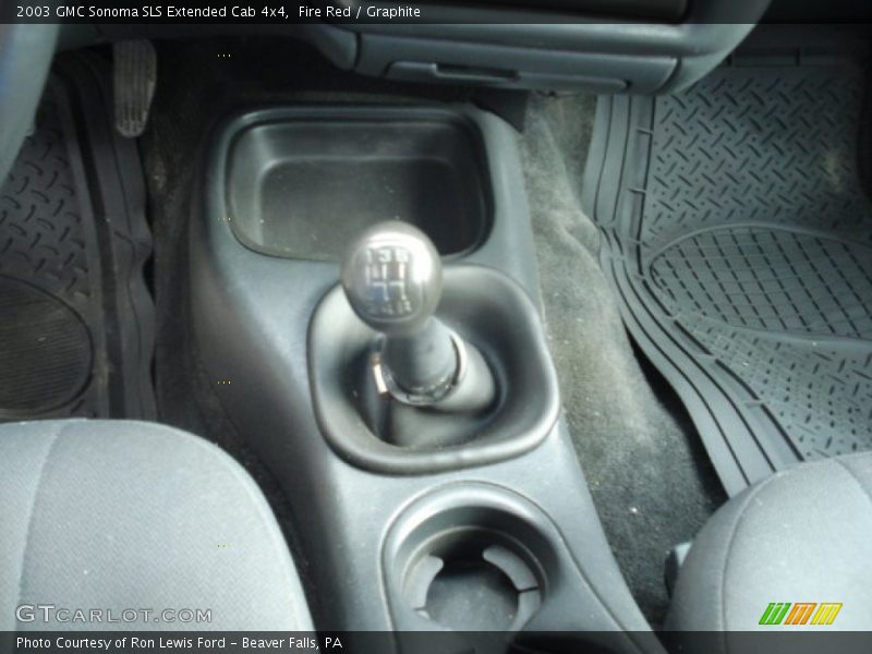 Fire Red / Graphite 2003 GMC Sonoma SLS Extended Cab 4x4