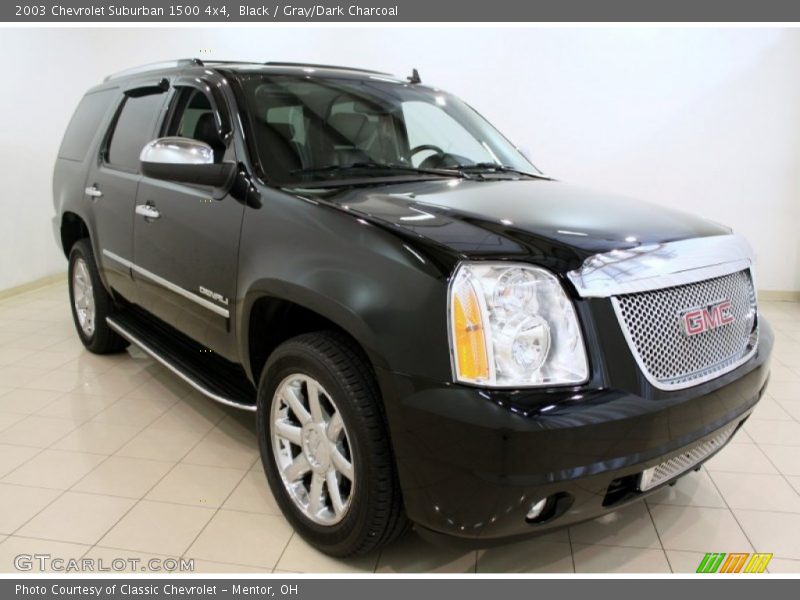 Black / Gray/Dark Charcoal 2003 Chevrolet Suburban 1500 4x4