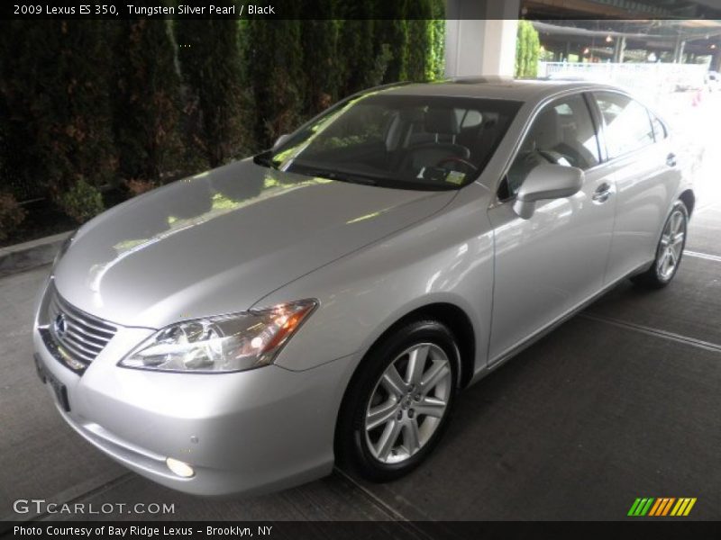 Tungsten Silver Pearl / Black 2009 Lexus ES 350