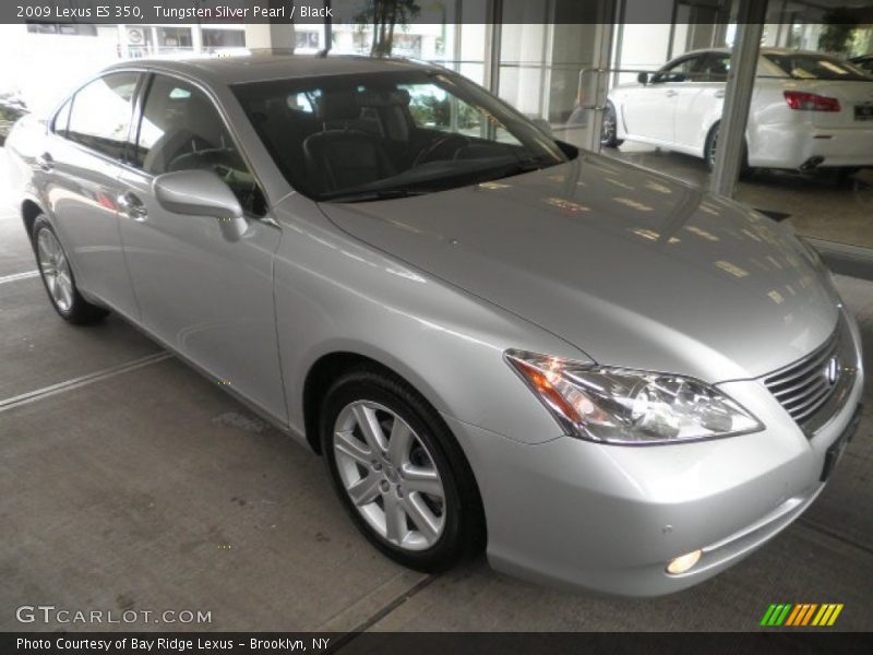 Tungsten Silver Pearl / Black 2009 Lexus ES 350