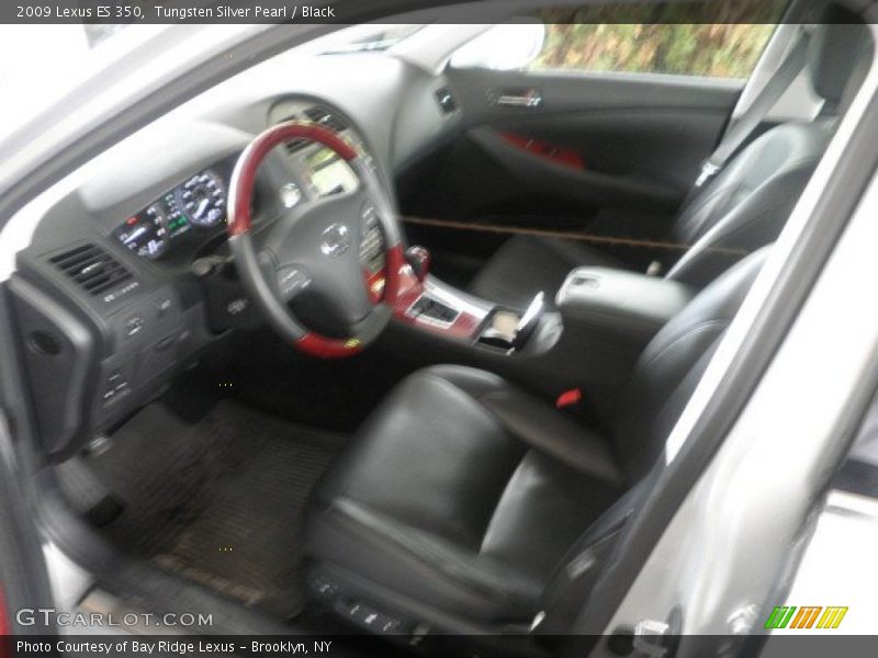 Tungsten Silver Pearl / Black 2009 Lexus ES 350
