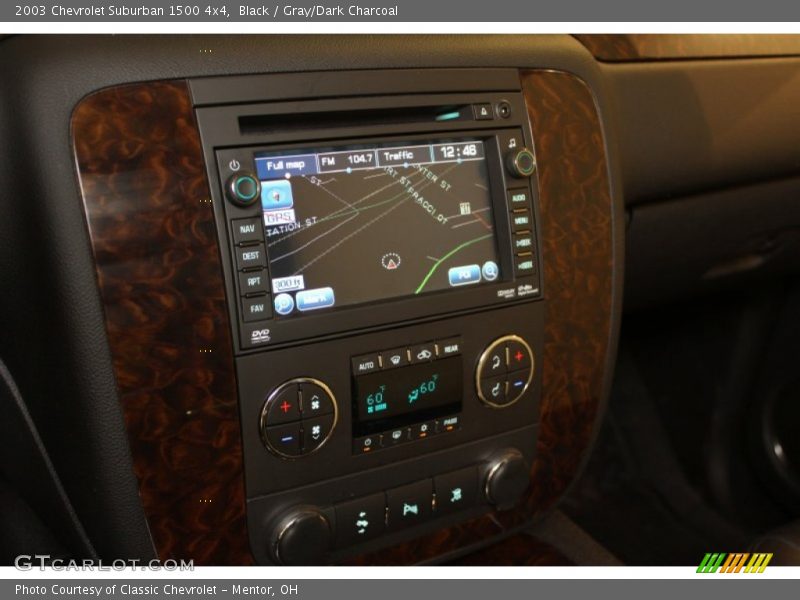 Black / Gray/Dark Charcoal 2003 Chevrolet Suburban 1500 4x4