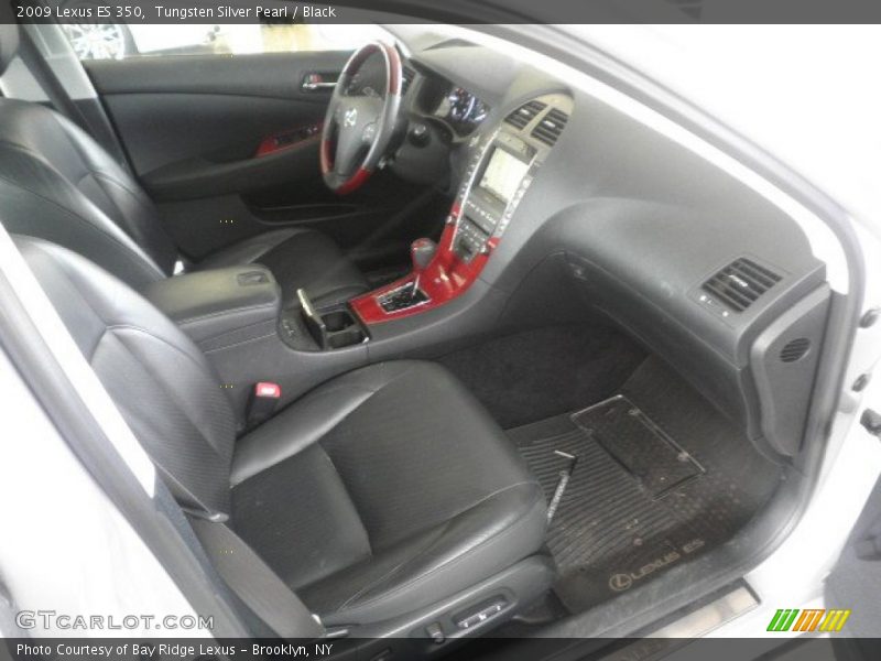 Tungsten Silver Pearl / Black 2009 Lexus ES 350