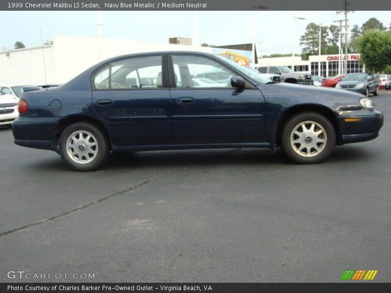 Navy Blue Metallic / Medium Neutral 1999 Chevrolet Malibu LS Sedan
