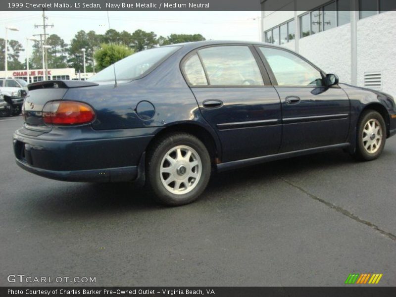 Navy Blue Metallic / Medium Neutral 1999 Chevrolet Malibu LS Sedan