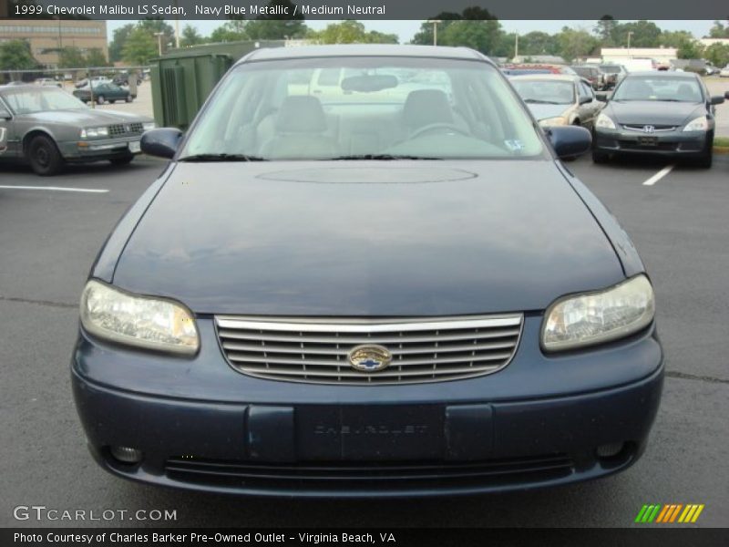 Navy Blue Metallic / Medium Neutral 1999 Chevrolet Malibu LS Sedan