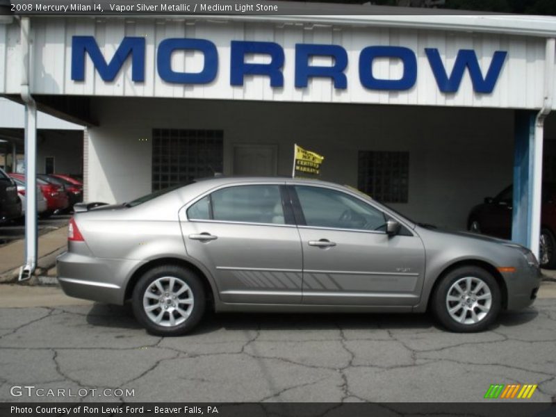 Vapor Silver Metallic / Medium Light Stone 2008 Mercury Milan I4