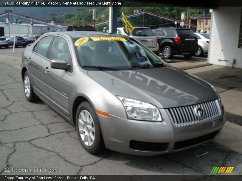 Vapor Silver Metallic / Medium Light Stone 2008 Mercury Milan I4
