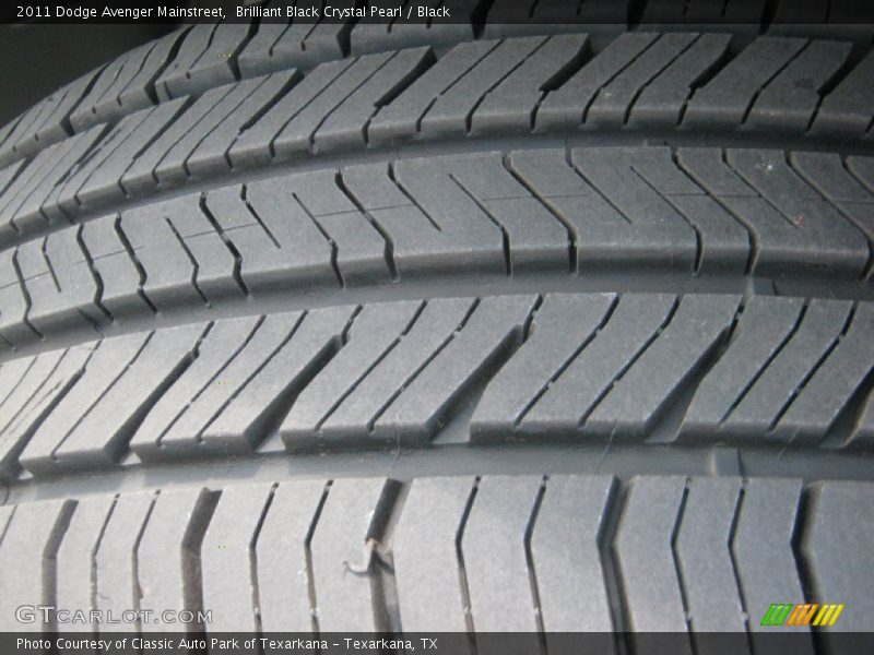 Brilliant Black Crystal Pearl / Black 2011 Dodge Avenger Mainstreet