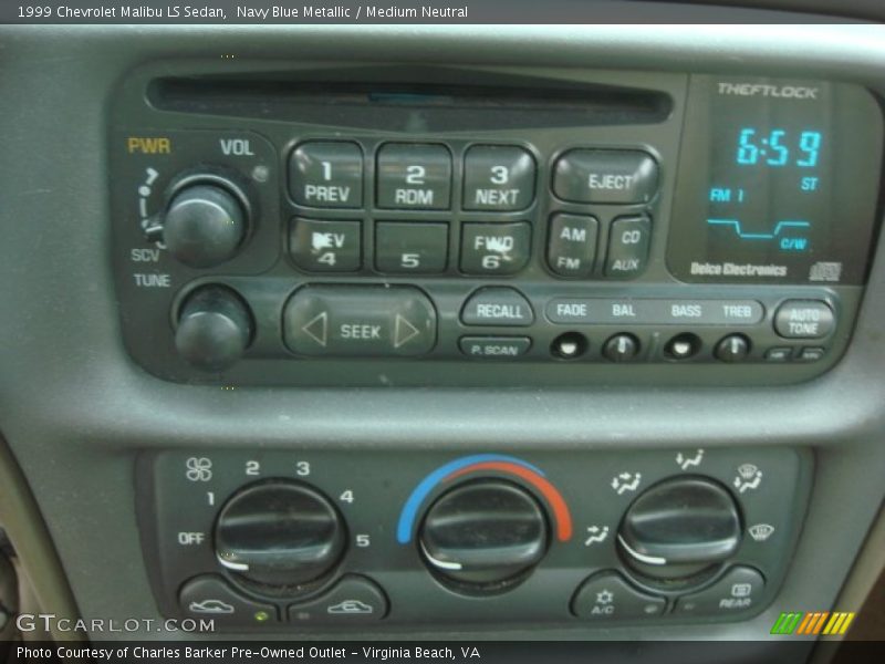 Navy Blue Metallic / Medium Neutral 1999 Chevrolet Malibu LS Sedan