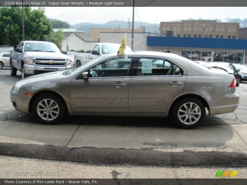 Vapor Silver Metallic / Medium Light Stone 2008 Mercury Milan I4