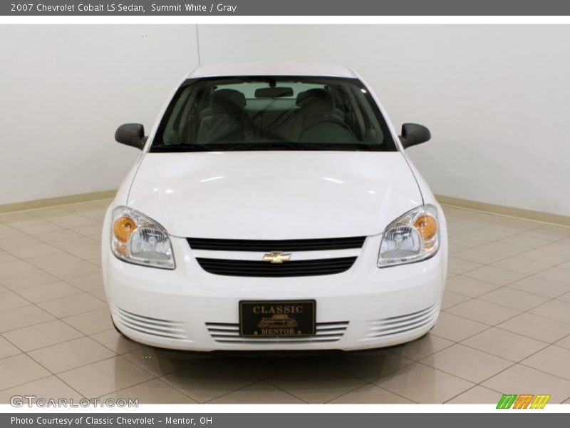 Summit White / Gray 2007 Chevrolet Cobalt LS Sedan