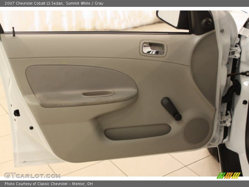 Summit White / Gray 2007 Chevrolet Cobalt LS Sedan