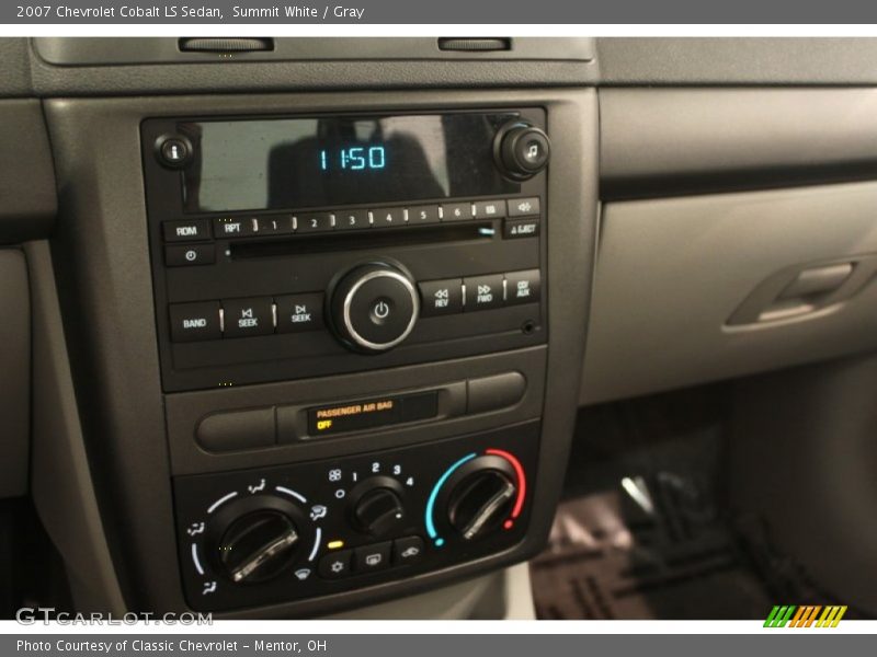 Summit White / Gray 2007 Chevrolet Cobalt LS Sedan
