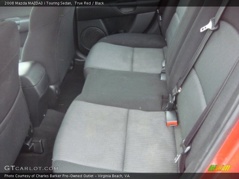 True Red / Black 2008 Mazda MAZDA3 i Touring Sedan