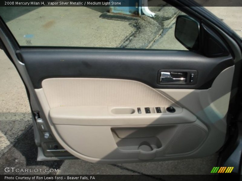 Vapor Silver Metallic / Medium Light Stone 2008 Mercury Milan I4