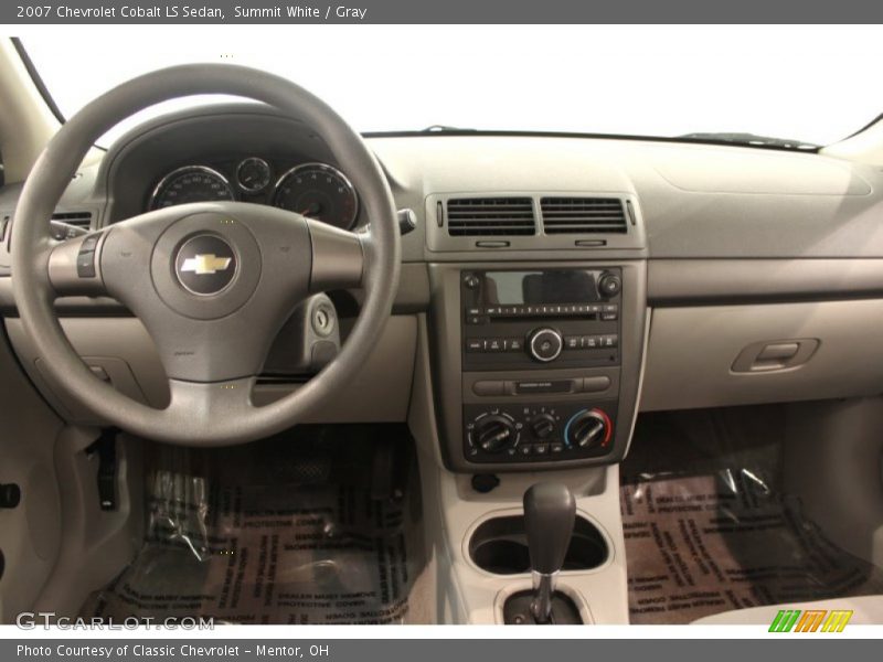 Summit White / Gray 2007 Chevrolet Cobalt LS Sedan