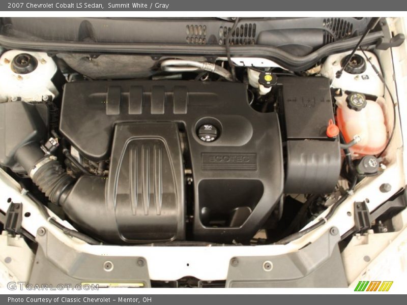 Summit White / Gray 2007 Chevrolet Cobalt LS Sedan