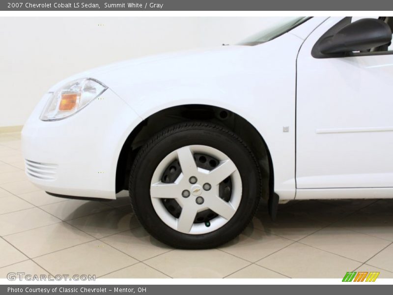 Summit White / Gray 2007 Chevrolet Cobalt LS Sedan