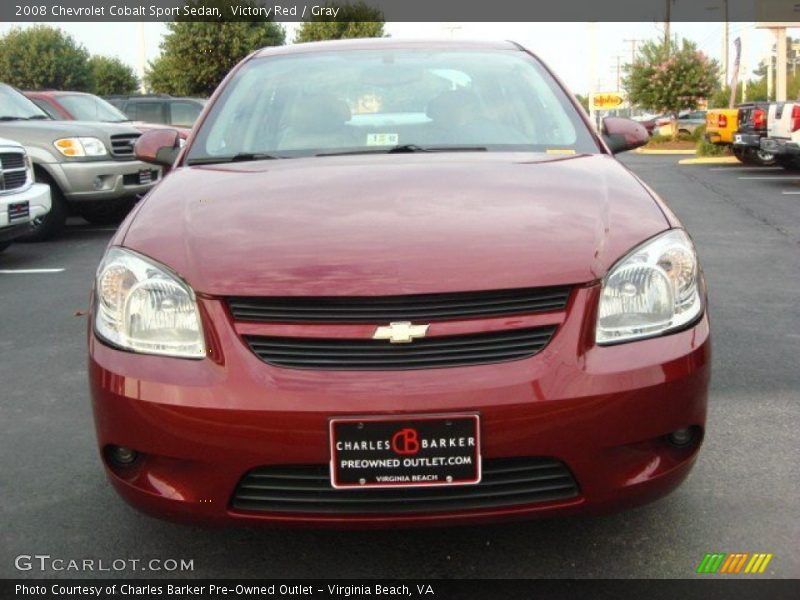 Victory Red / Gray 2008 Chevrolet Cobalt Sport Sedan