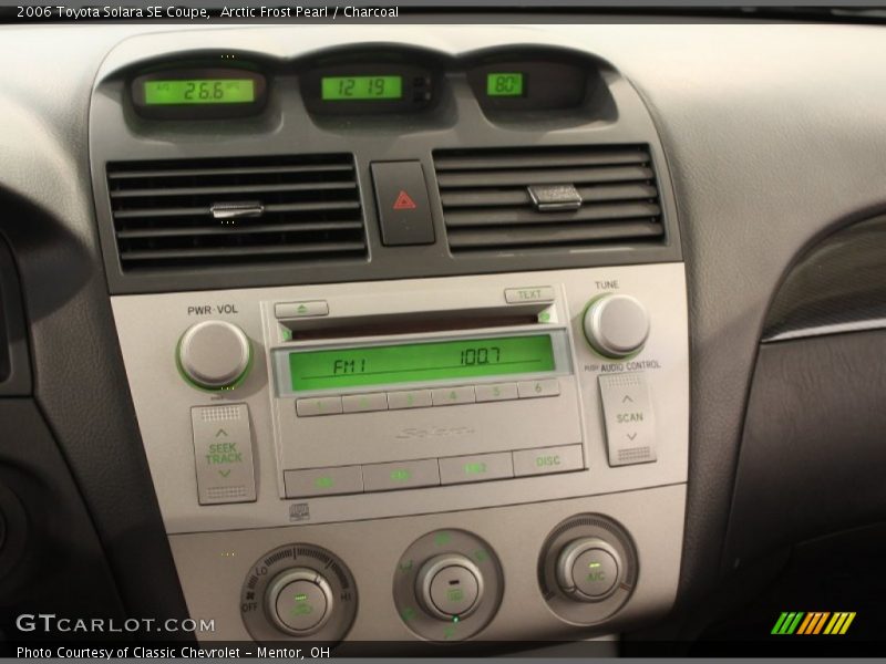 Arctic Frost Pearl / Charcoal 2006 Toyota Solara SE Coupe