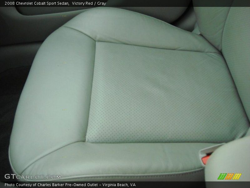 Victory Red / Gray 2008 Chevrolet Cobalt Sport Sedan