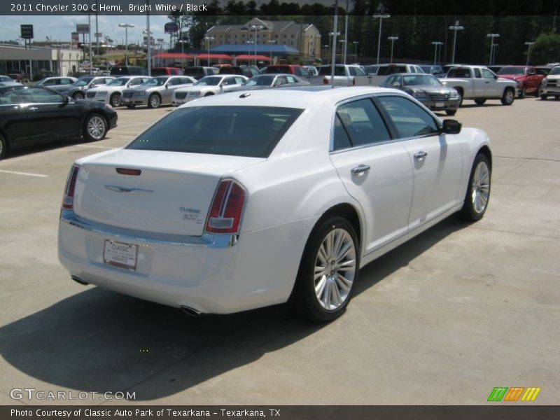 Bright White / Black 2011 Chrysler 300 C Hemi