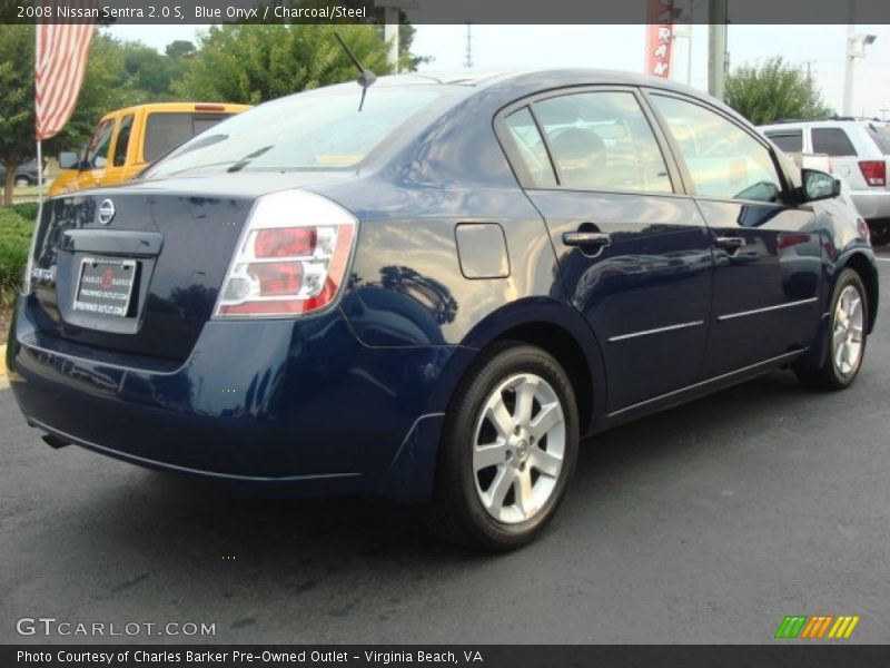 Blue Onyx / Charcoal/Steel 2008 Nissan Sentra 2.0 S