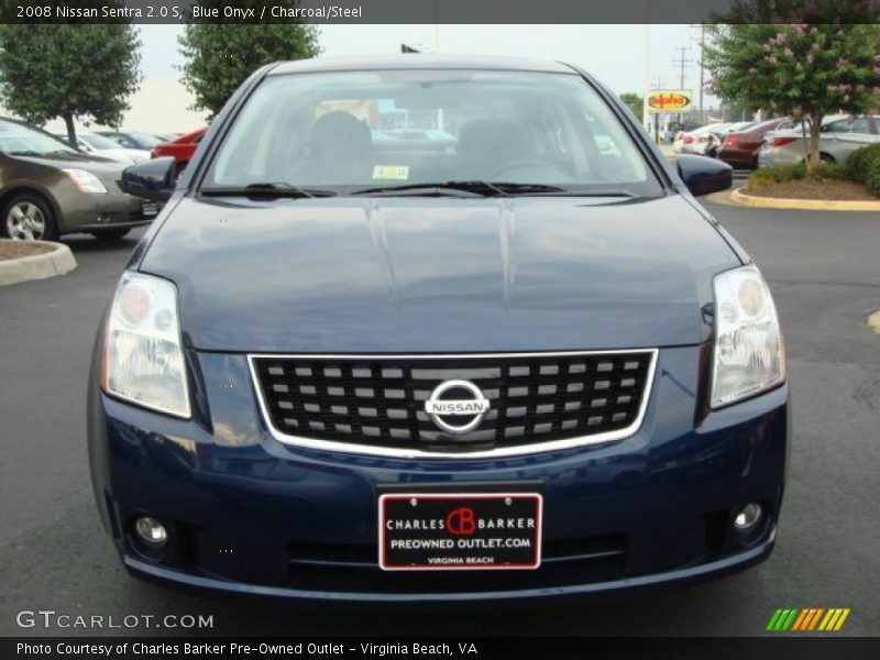 Blue Onyx / Charcoal/Steel 2008 Nissan Sentra 2.0 S