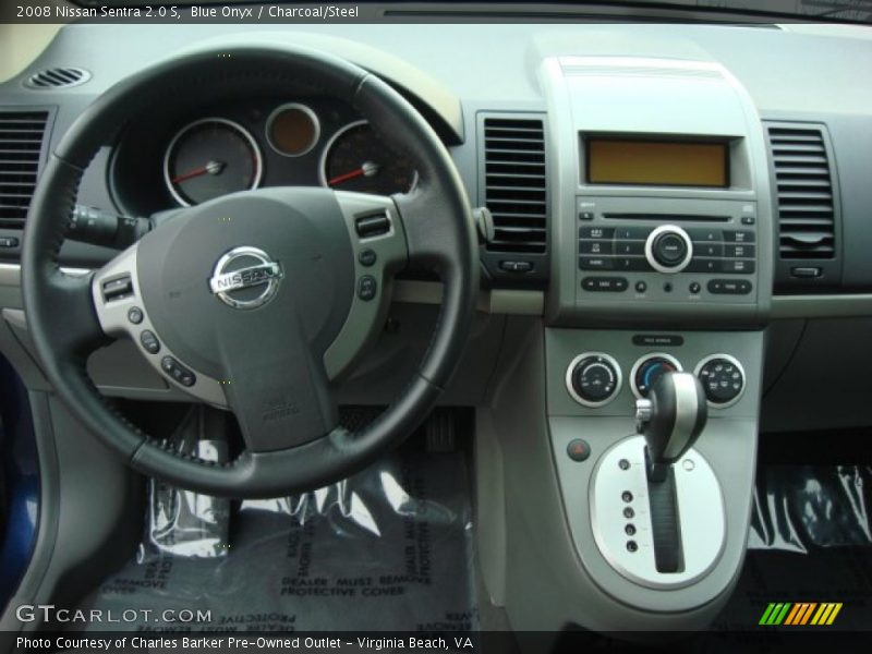 Blue Onyx / Charcoal/Steel 2008 Nissan Sentra 2.0 S