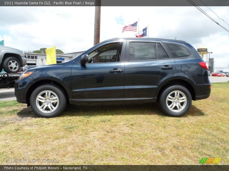  2011 Santa Fe GLS Pacific Blue Pearl