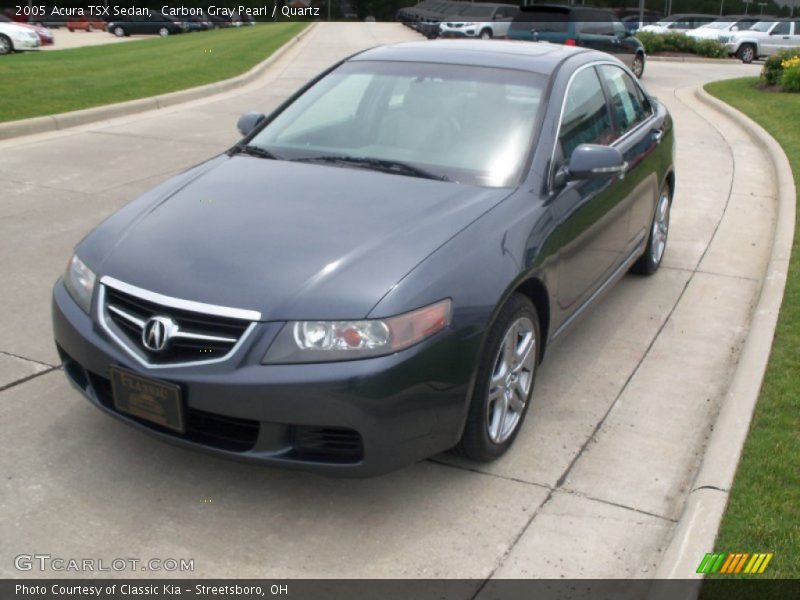 Carbon Gray Pearl / Quartz 2005 Acura TSX Sedan