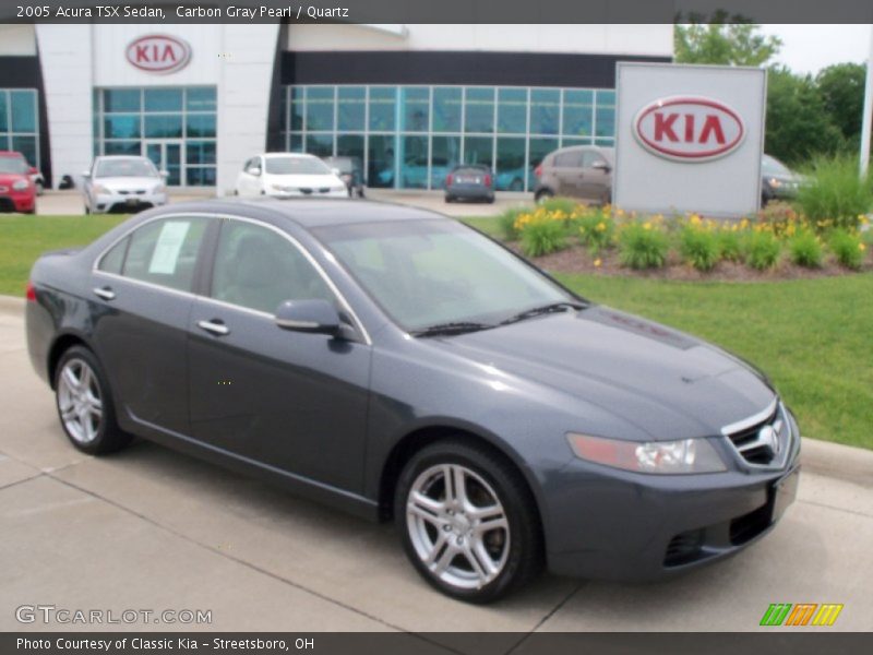 Carbon Gray Pearl / Quartz 2005 Acura TSX Sedan