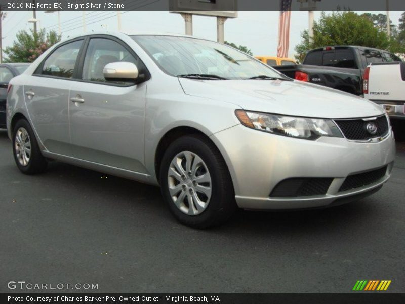 Bright Silver / Stone 2010 Kia Forte EX