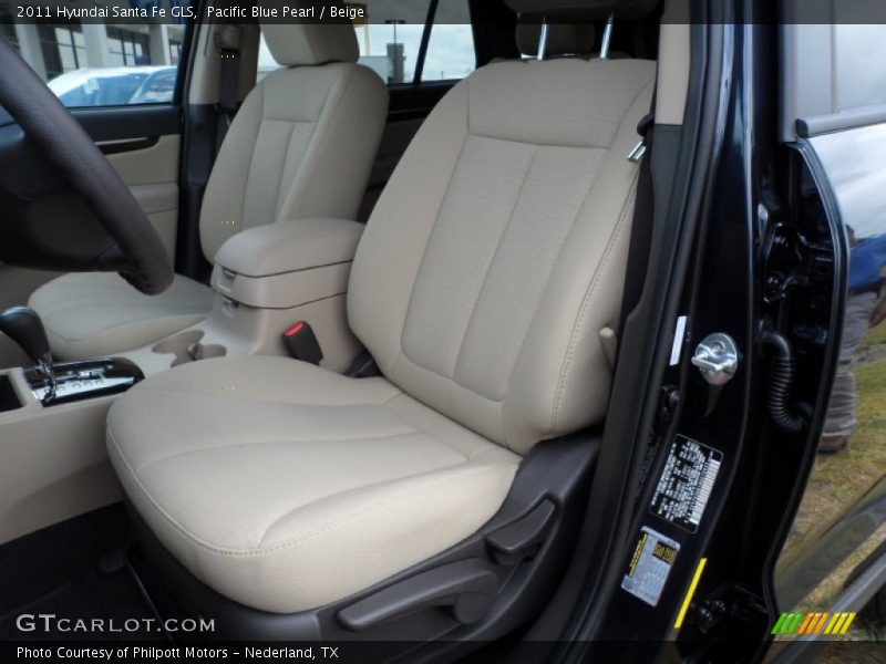  2011 Santa Fe GLS Beige Interior