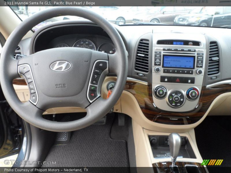 Dashboard of 2011 Santa Fe GLS