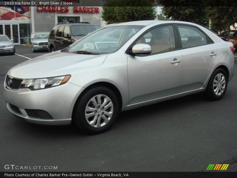 Bright Silver / Stone 2010 Kia Forte EX