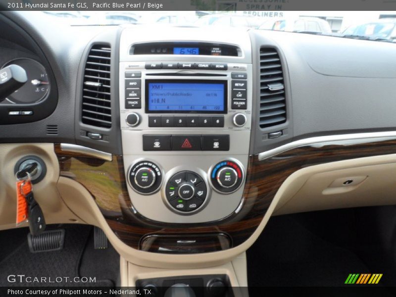 Controls of 2011 Santa Fe GLS