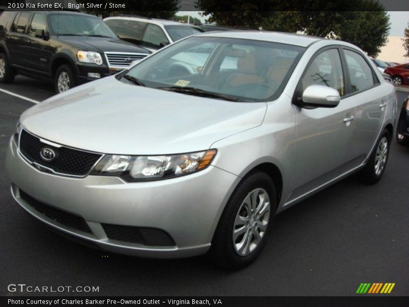 Bright Silver / Stone 2010 Kia Forte EX