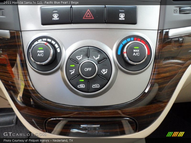 Controls of 2011 Santa Fe GLS