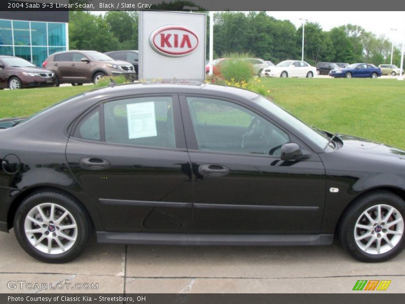 Black / Slate Gray 2004 Saab 9-3 Linear Sedan