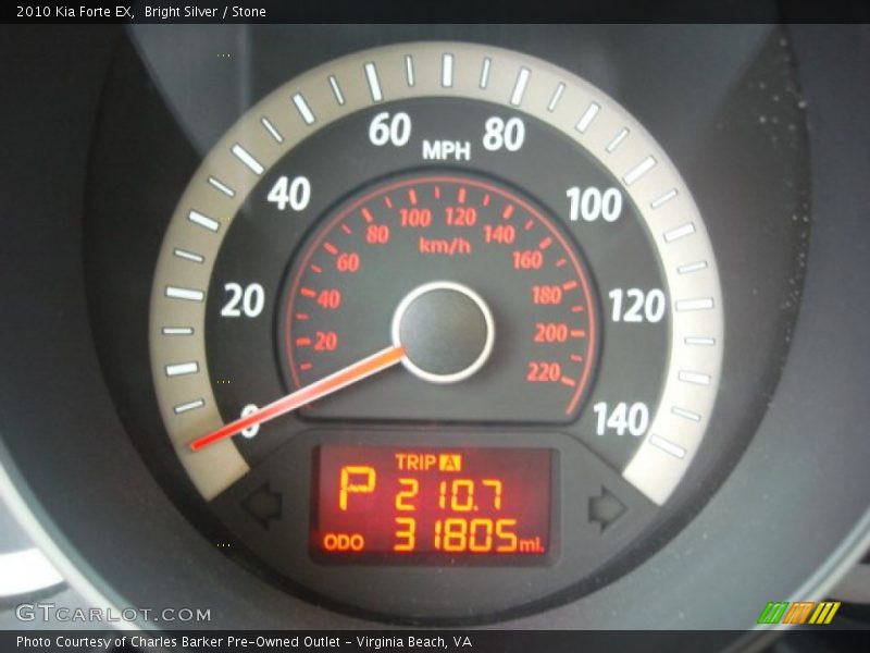 Bright Silver / Stone 2010 Kia Forte EX