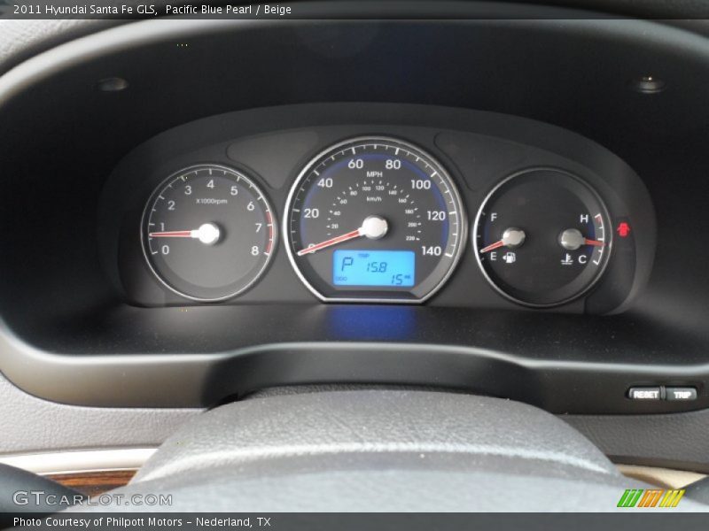  2011 Santa Fe GLS GLS Gauges