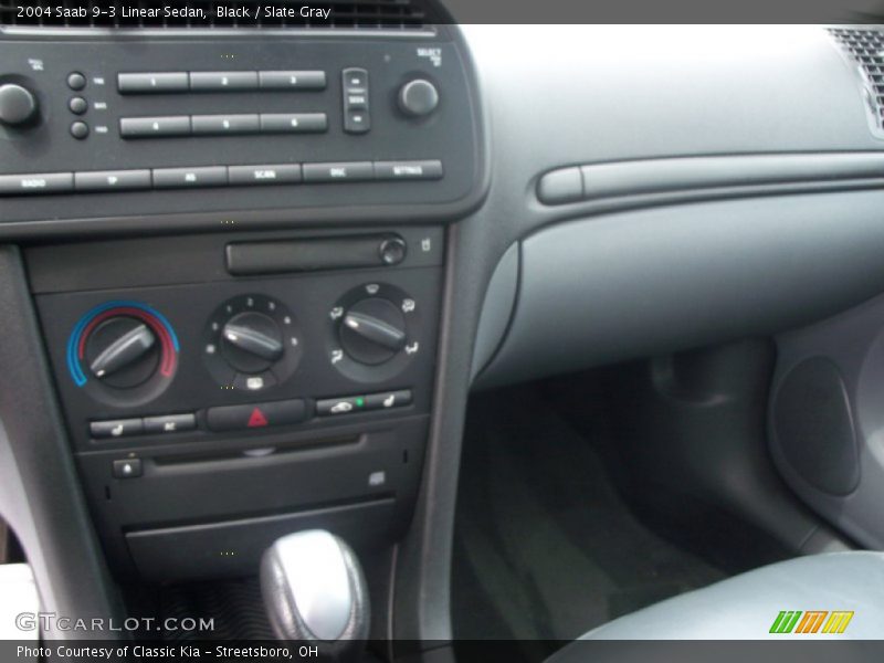 Black / Slate Gray 2004 Saab 9-3 Linear Sedan